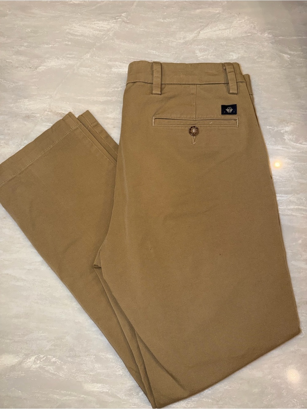 Dockers Ultimate 360 Flex Men’s Pants Size 32 Slim Khaki Tan Chino 28 Inseam